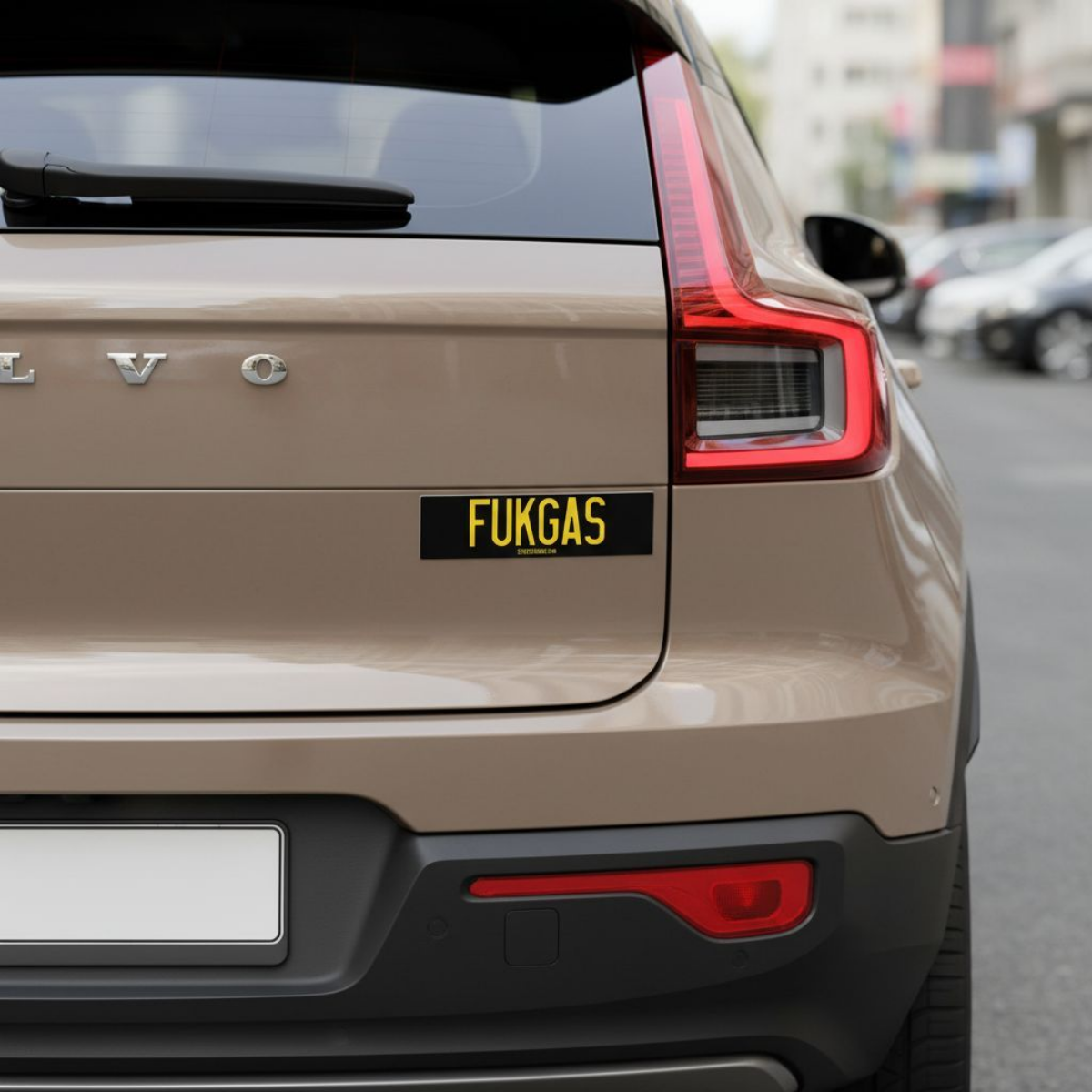FUKGAS bumper sticker | Backlinked to r/electricvehicles on Reddit