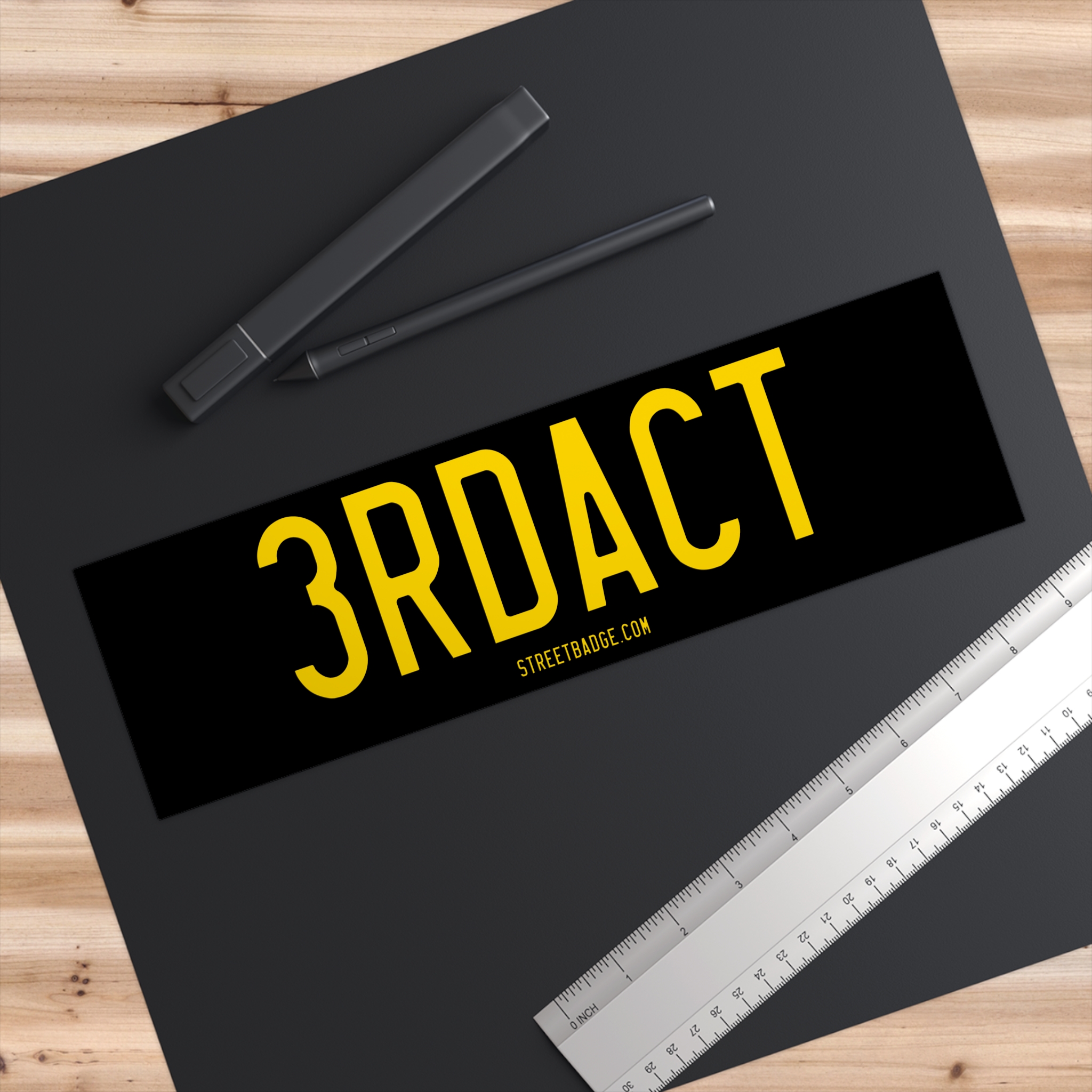 3RDACT bumper sticker | Backlinked to THIRD ACT climate action organization