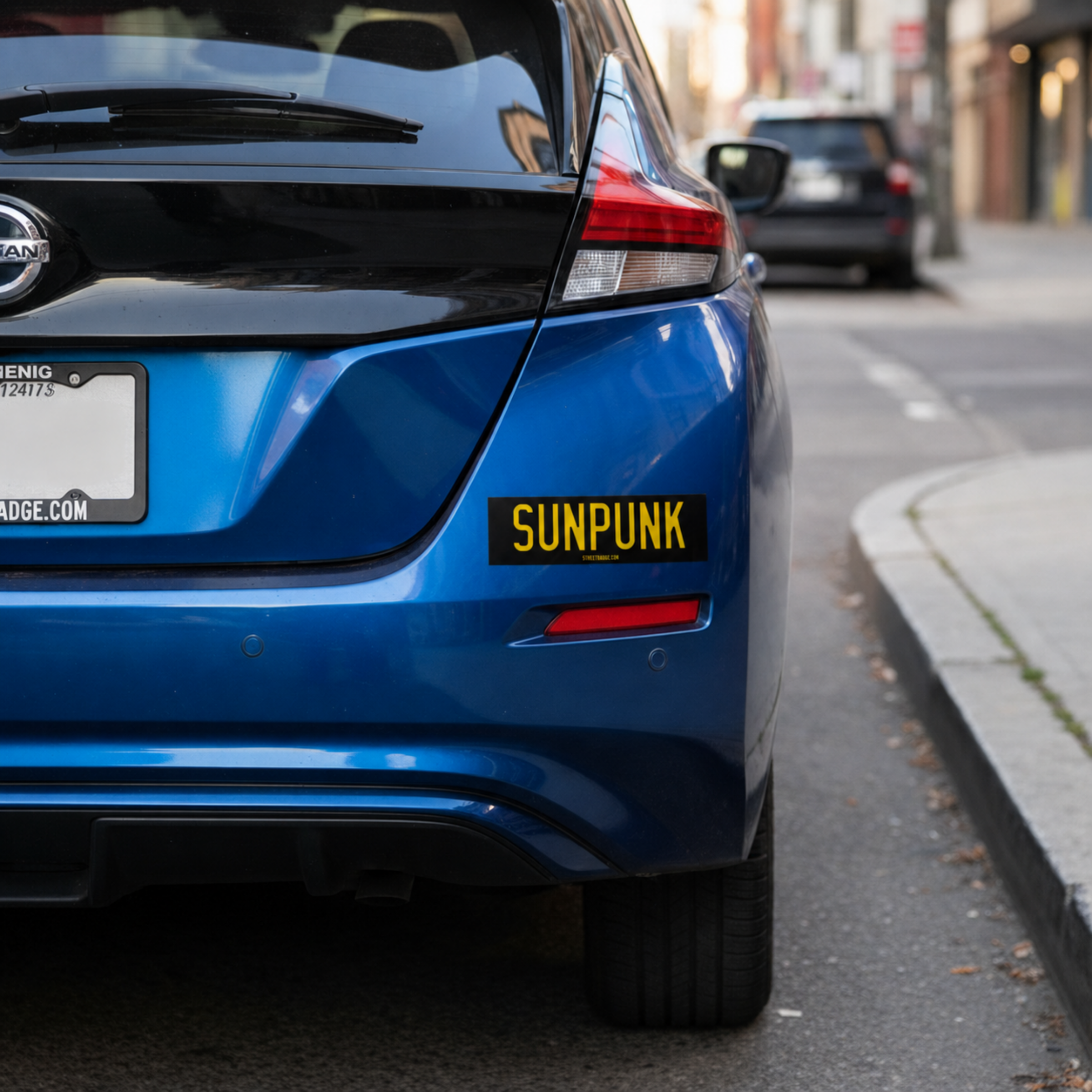 Sunpunk Bumper Sticker — Backlinked to SolarPunkPro Podcast, breaking down the real economics behind clean energy