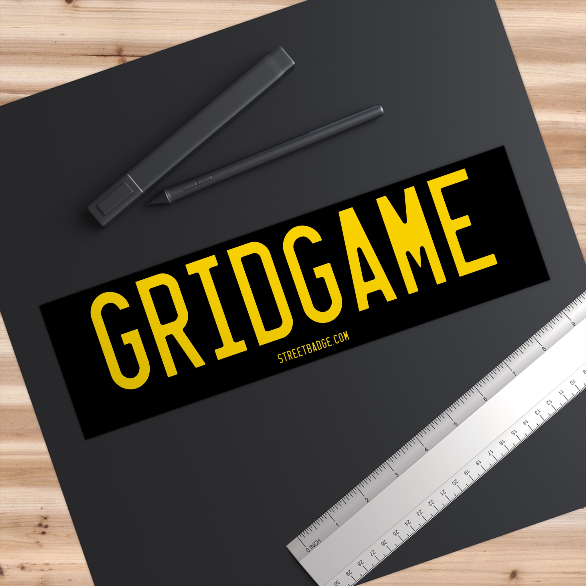 GRIDGAME Bumper Sticker — Backlinked to Clean Power Hour a clean energy podcast on the global energy transition