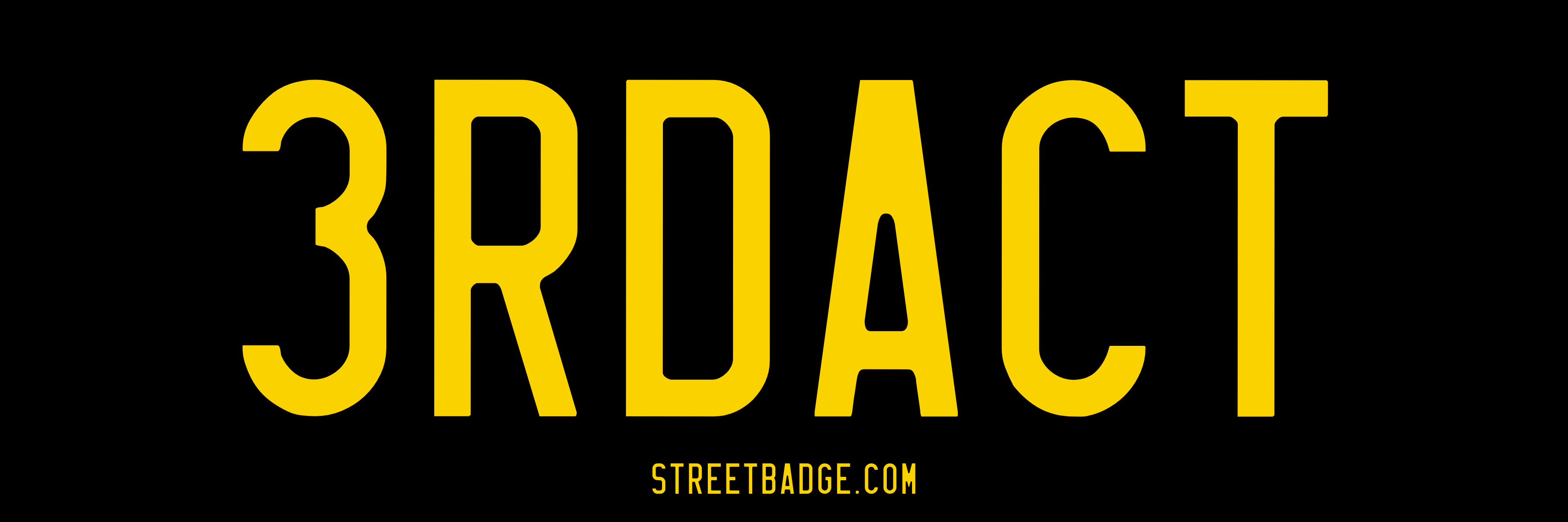 3RDACT Bumper Sticker | Backlinked to THIRD ACT