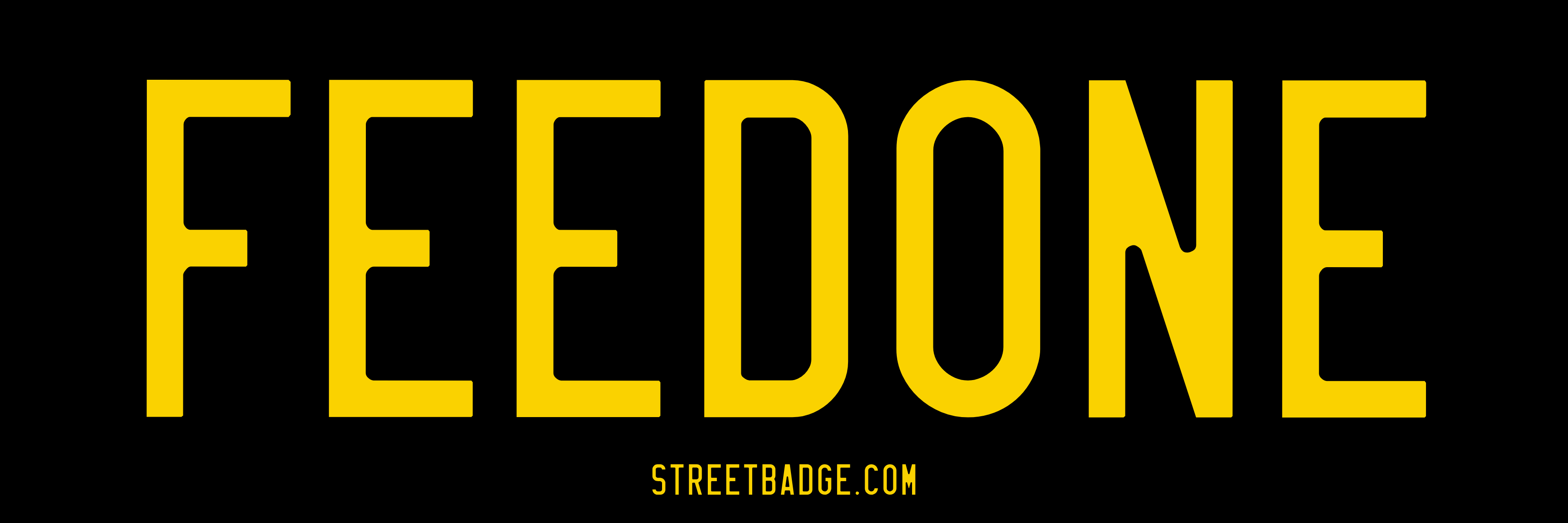 FEEDONE Bumper Sticker — Backlinked to Feeding America