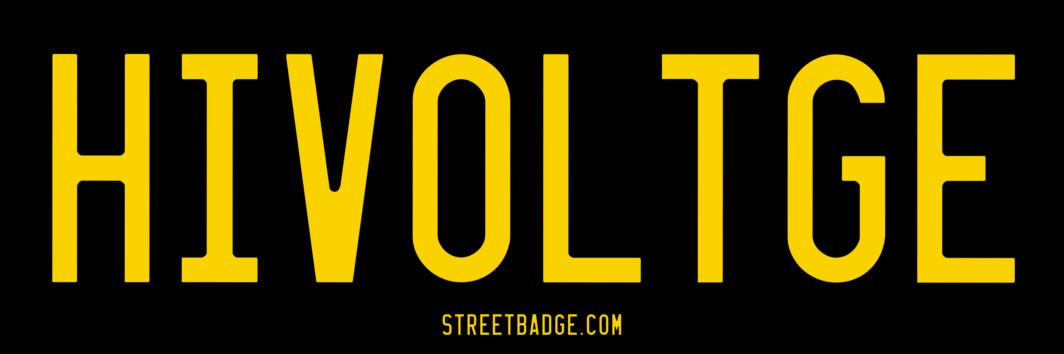 HIVOLTGE Bumper Sticker — Backlinked to Electrify Expo