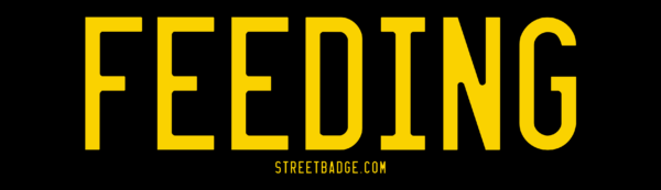 FEEDING Bumper Sticker | Support Feeding America charity