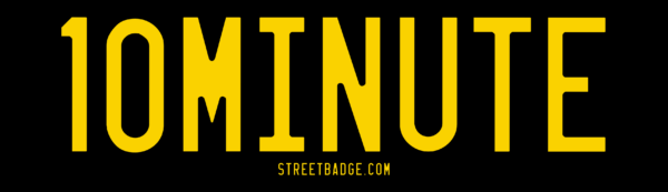 10 Minute Bumper Sticker | Support 10 Minute Walk charity