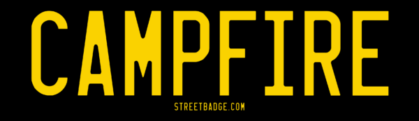 CAMPFIRE Bumper Sticker | Support Camp Fire National charity