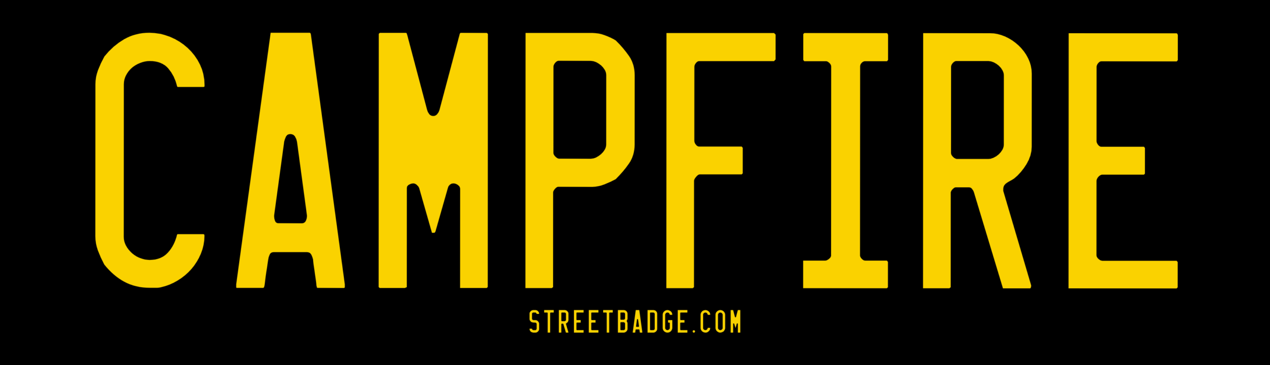 CAMPFIRE Bumper Sticker | Support Camp Fire National charity