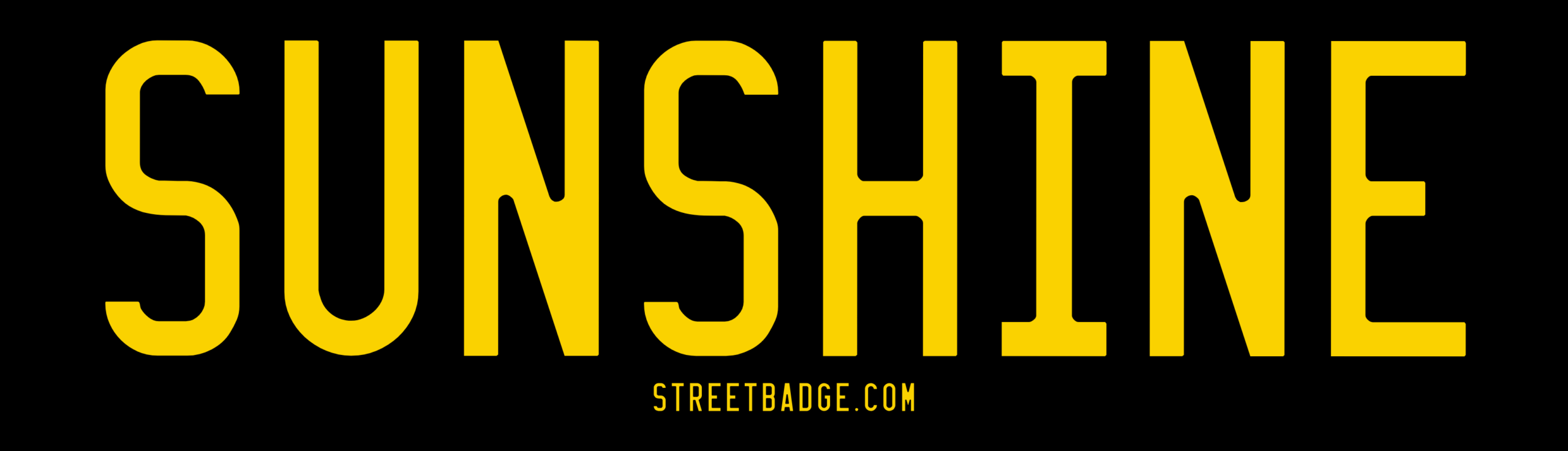 SUNSHINE Bumper Sticker | Support Sunshine Foundation charity