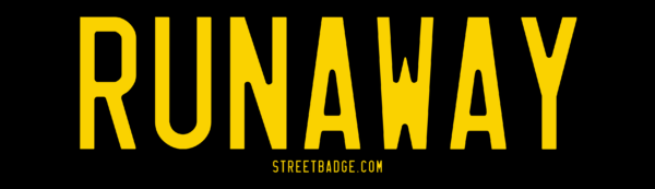 RUNAWAY Bumper Sticker | Support National Runaway Safeline charity