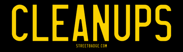 CLEANUPS Bumper Sticker | Support 808 Cleanups charity