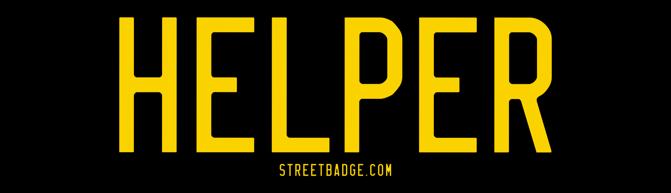 HELPER Bumper Sticker | Support Christian Relief Services charity