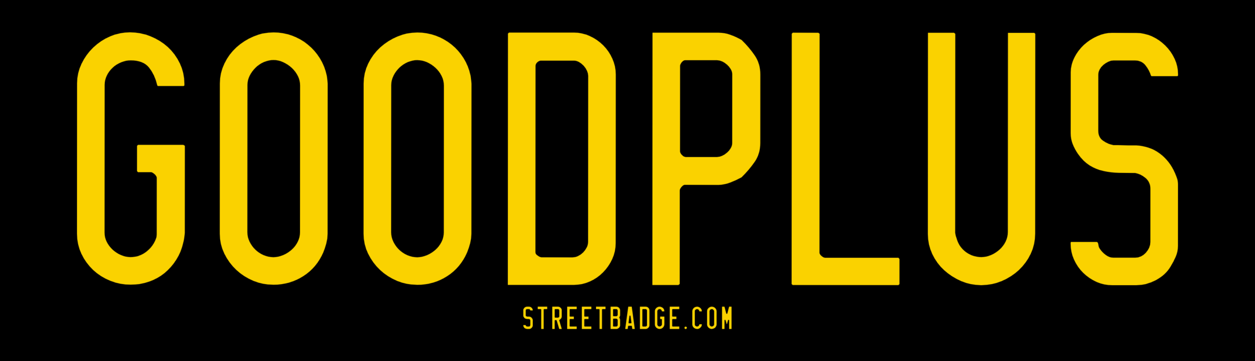 GOODPLUS Bumper Sticker | Support Good Plus Foundation charity