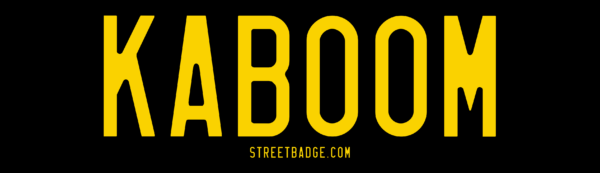 KABOOM Bumper Sticker | Support KABOOM! charity