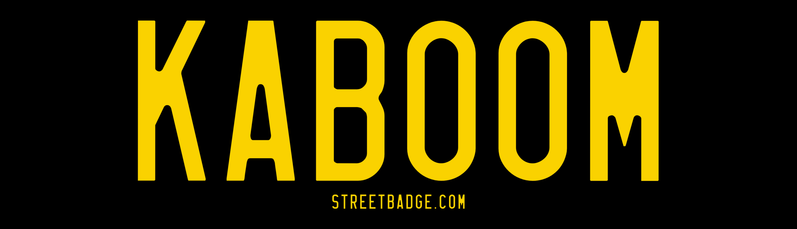 KABOOM Bumper Sticker | Support KABOOM! charity