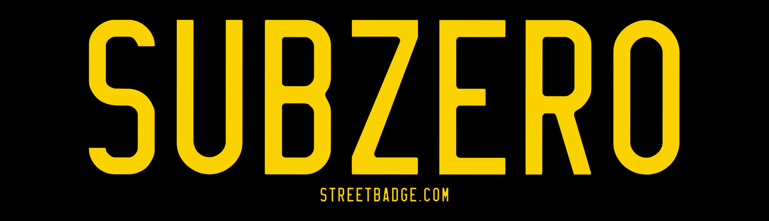 SUBZERO Bumper Sticker | Support Sub Zero Mission charity