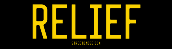 RELIEF Bumper Sticker | Support Christian Relief Services charity